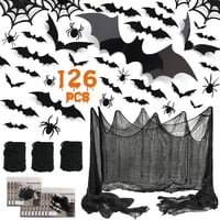 126-Piece Ayieyill Halloween Bat Stickers