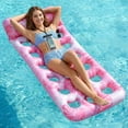 thumbnail image 1 of Livhil Pool Floats for Adult, Large Inflatable Pool Float , Pool Lounger with Headrest, Pool Rafts, Tanning Pool for Swimming Pool Party, Pink, 1 of 7