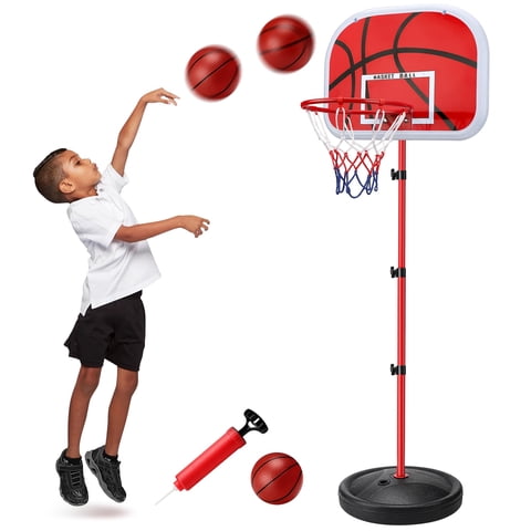 Ayieyill Kids Basketball Hoop with 3 Balls, Basketball Hoop Indoor Toddler Basketball Hoop Basketball Goals Indoor Outdoor Play
