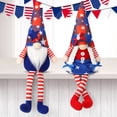 thumbnail image 1 of Ayieyill Patriotic Gnomes Home Decor Plush Red White Blue Polyester Decoration, Set of 2, 14.5inches, 1 of 7