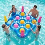 Livhil Pool Games Inflatable Pool Toys Tic Tac Toe Game