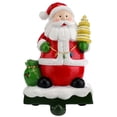 thumbnail image 1 of Ayieyill Christmas Santa Claus Stocking Holder, Resin Stocking Holders for Mantle Christmas Decorations, 1 of 7