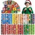 thumbnail image 1 of Ayieyill 36PCS Christmas Slap Bracelets for Kids, Christmas Party Favors Toys for Girls Boys, Christmas Theme Slap Bracelets for Party Gifts, 1 of 7