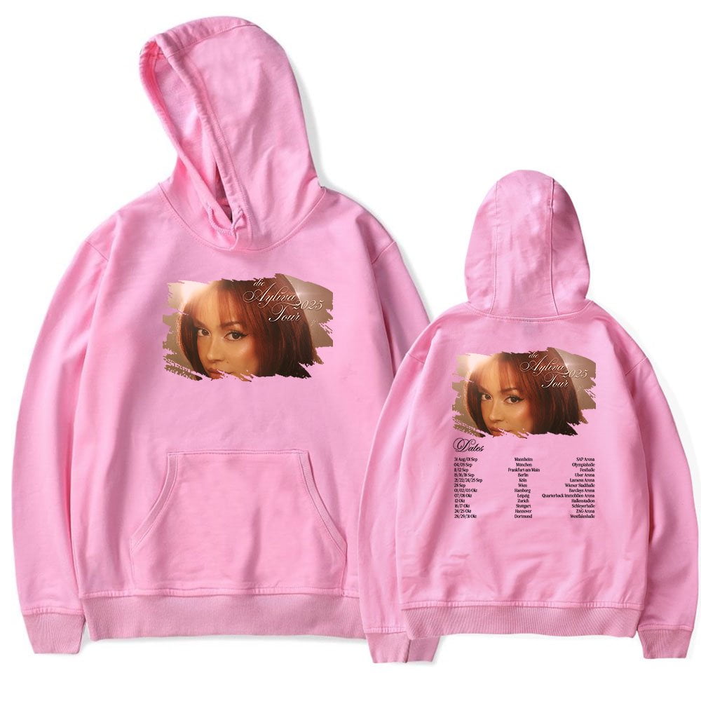 Ayliva 2025 Tour Merch Hoodies Women Men Long Sleeve Sweatshirt Fashion