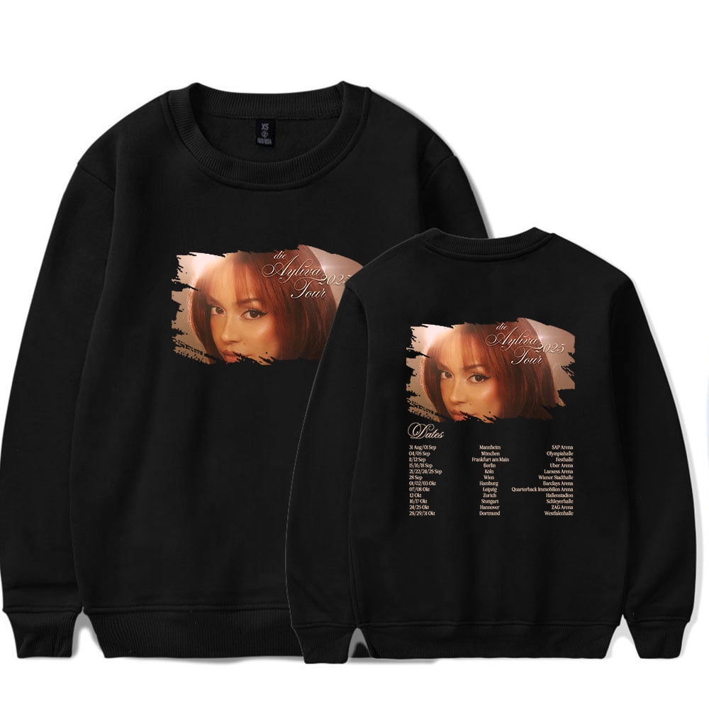 Ayliva 2025 Tour Merch Long Sleeve Crewneck Sweatshirt For Men/Women