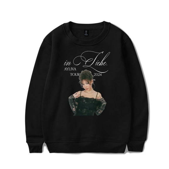 Ayliva In Liebe Tour Sweatshirt Unisex 2024 Singer Crewneck Sweater Fashion Long Sleeve