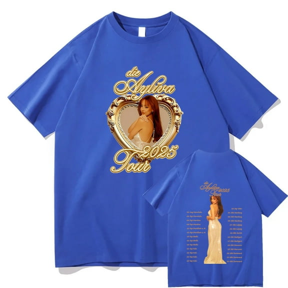 Ayliva Merch 2025 Tour T-Shirts Merch Tee Summer For Women/Men Unisex Casual Short Sleeve Fashion Streetwear Clothes