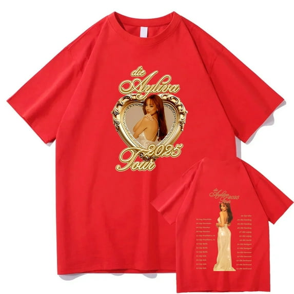 Ayliva Merch 2025 Tour T-Shirts Merch Tee Summer For Women/Men Unisex Casual Short Sleeve Fashion Streetwear Clothes