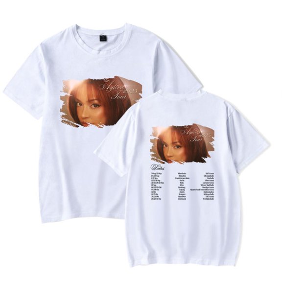 Ayliva Merch Shirt 2025 Tour T-Shirts Merch Tee Summer For Women/Men Unisex Casual Short Sleeve Clothes Fashion Streetwear