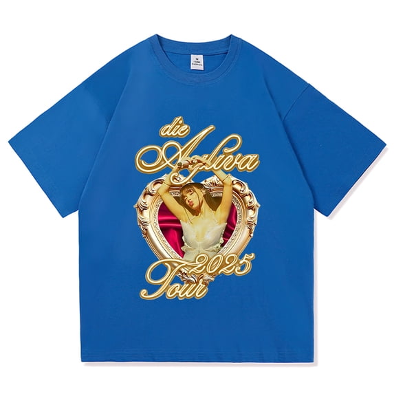 Ayliva Merch Shirts Tour 2025 T Shirt Summer Fashion Men/Women Harajuku Graphic Retro T-Shirt Casual Vintage Cotton Tees Shirts