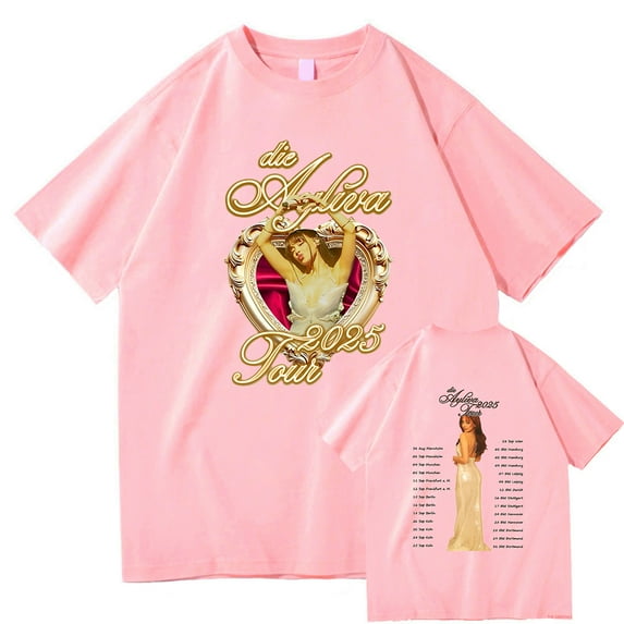 Ayliva Merch Tour 2025 Tshirt Sweet Heart Men/women Clothing Harajuku Clothes Vintage Unisex Tops Cotton Tees Graphic T Shirts