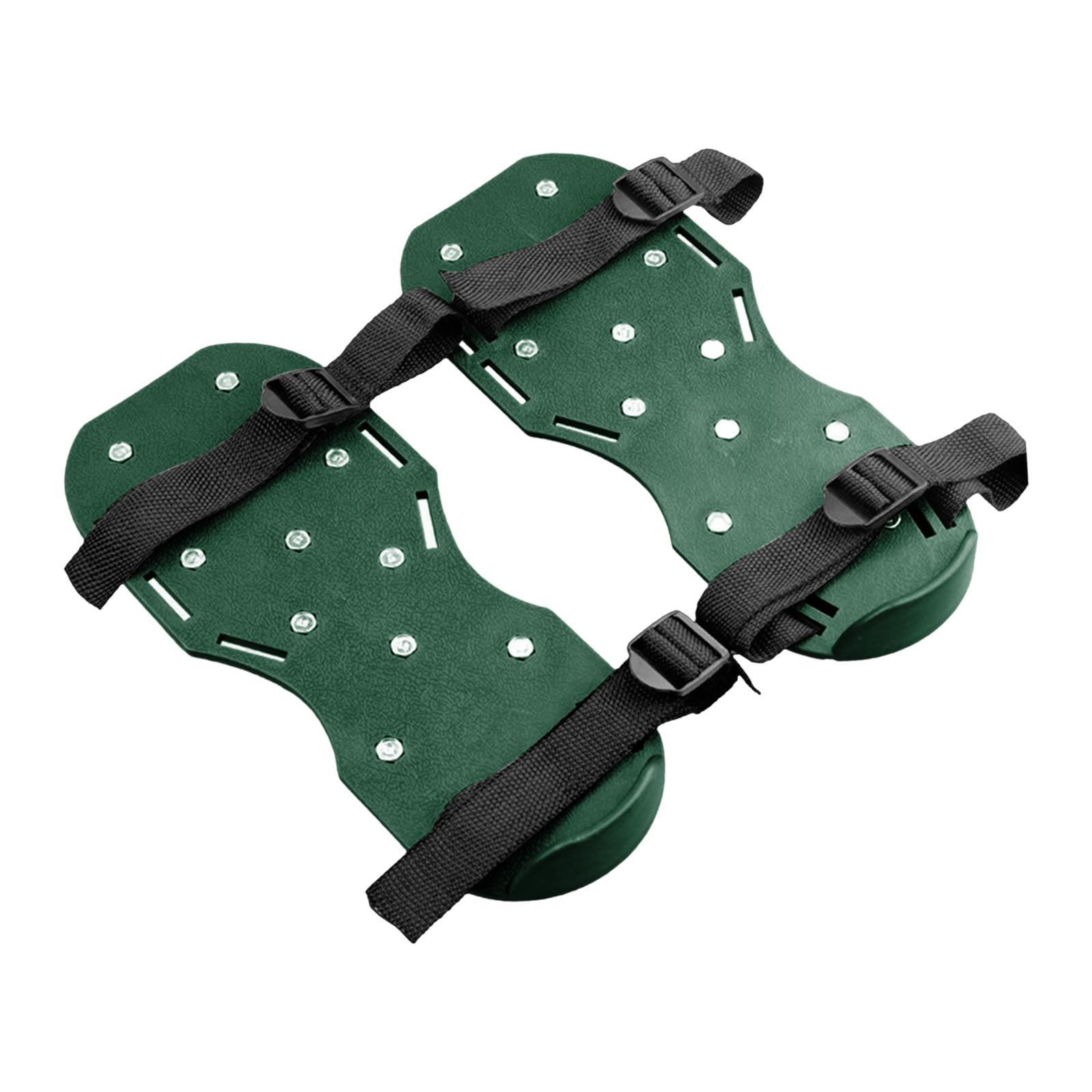 Aymzbd 1 Pair Garden Nail Shoes Garden Yard Grass Cultivator Scarification Lawn Aerator