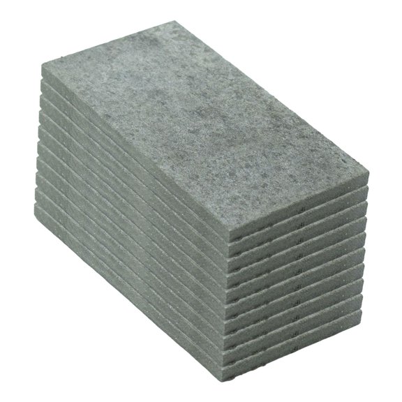 Aymzbd 10 Pieces Cement Brick Hobby Model Making DIY Sheet Panel Cuttable Building Base 6x12cm