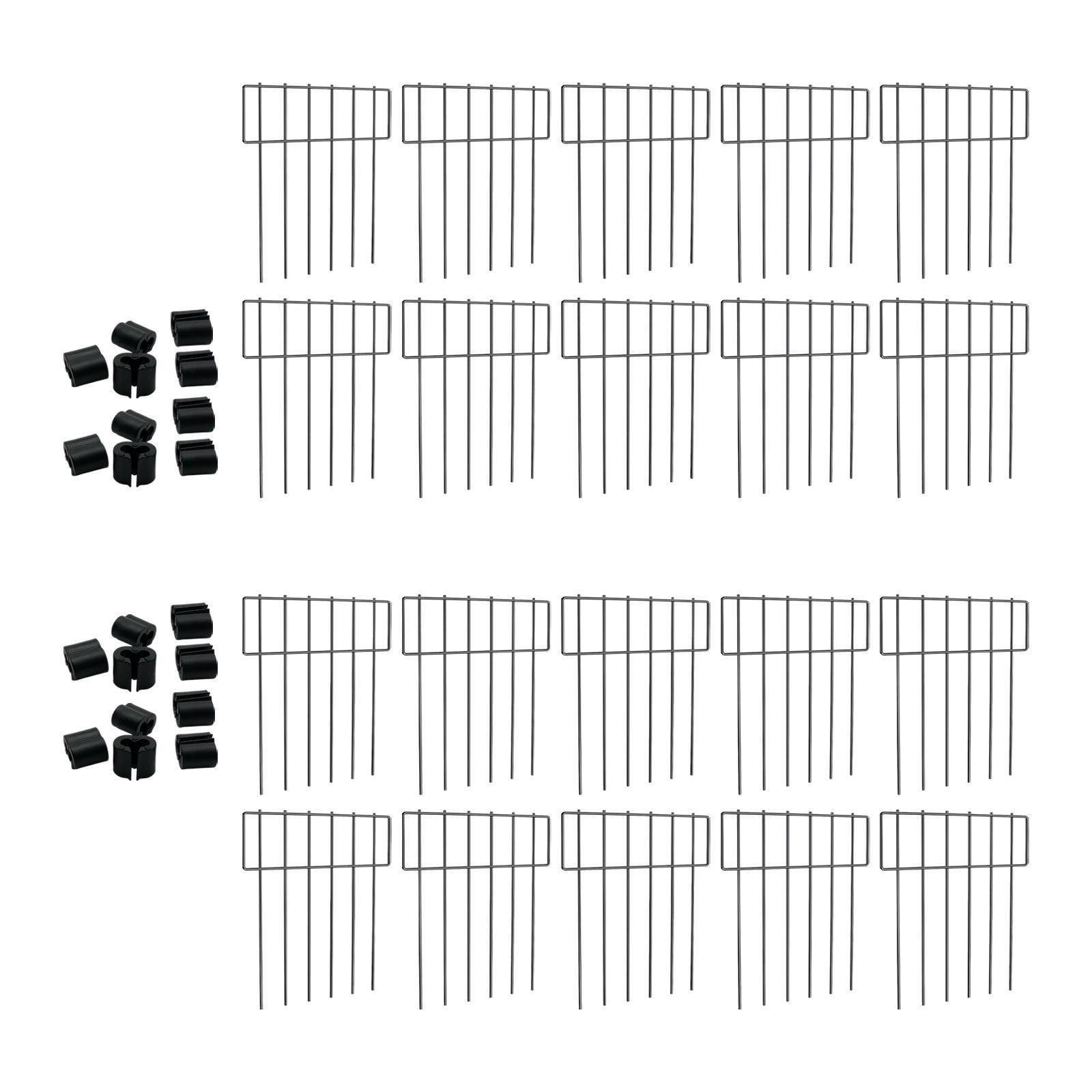Aymzbd 10Pcs Decorative Garden Fence Panels Fence Border Home Park Patio Outdoor Animal