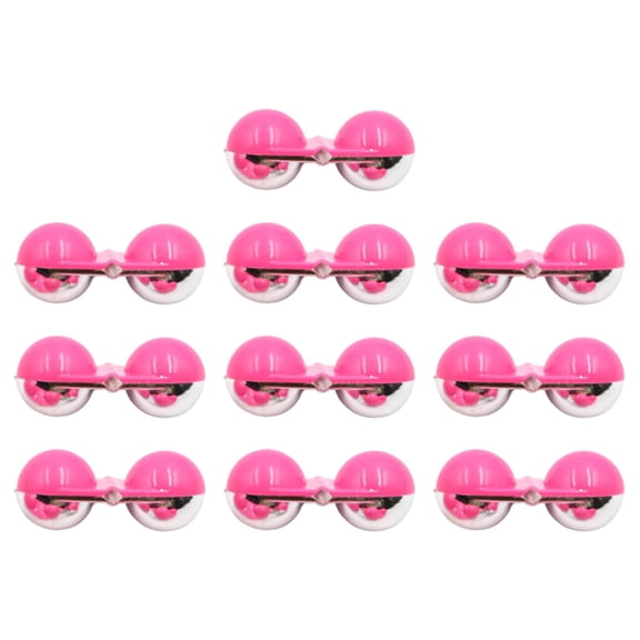 Aymzbd 1Pcs Fishing Inline Rattle Fish Bite Bait Alarm Fish Attractor Bell Bead Luring Pink