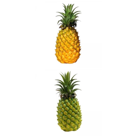 Aymzbd 2 Packs Modern Artificial Pineapple Artificial Fruit