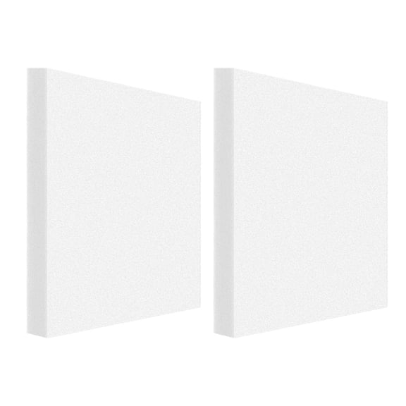 Aymzbd 2 Pieces Foam Sheets High Density Arts and Crafts,Modeling,DIY Board Foam Blocks White 60x40x2cm