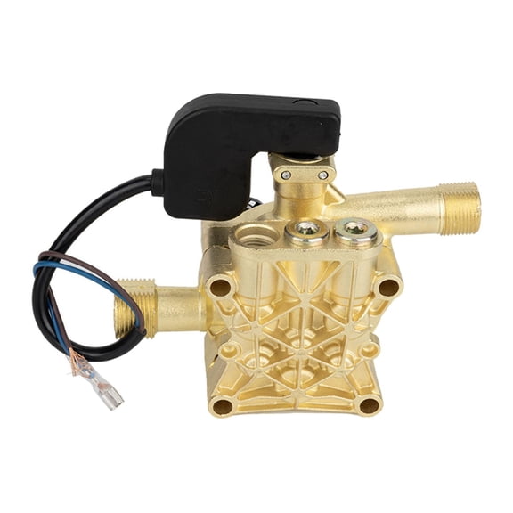 Aymzbd 220V Pump Head Assembly 25mm Inlet Supplies Replacement Car Washer Pump Head for