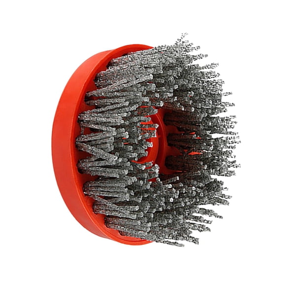 Aymzbd 4 Inch Abrasive Brush, M14 Thread, Round Professional Granite Marble Spare Parts Grit 46