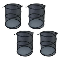 Aymzbd 4 Pieces Mesh Plant Cover Lightweight for Raised Garden Beds s Net black