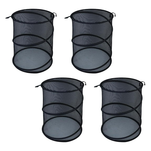 Aymzbd 4 Pieces Mesh Plant Cover Lightweight for Raised Garden Beds s Net black