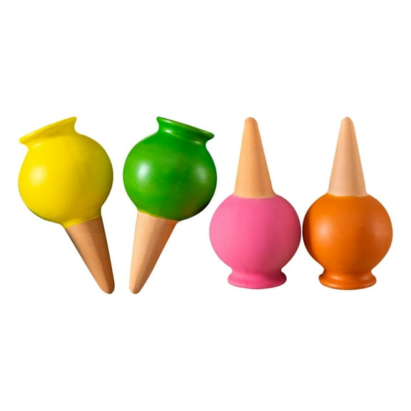 Aymzbd 4 Pieces Plant Watering Spikes 100ml Capacity Automatic Plant Dripper for Garden