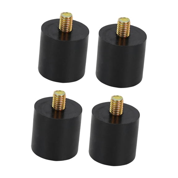 Aymzbd 4 Rubber Dampers, M8 Vibration Isolators, Anti-Vibration Mounts for Instruments, 3cmx3cm