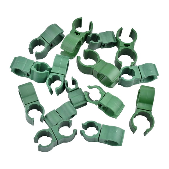 Aymzbd 50 Pieces Plant Trellis Connecting Clips, Rattan Stake Clips for Climbing Vines, 16mm