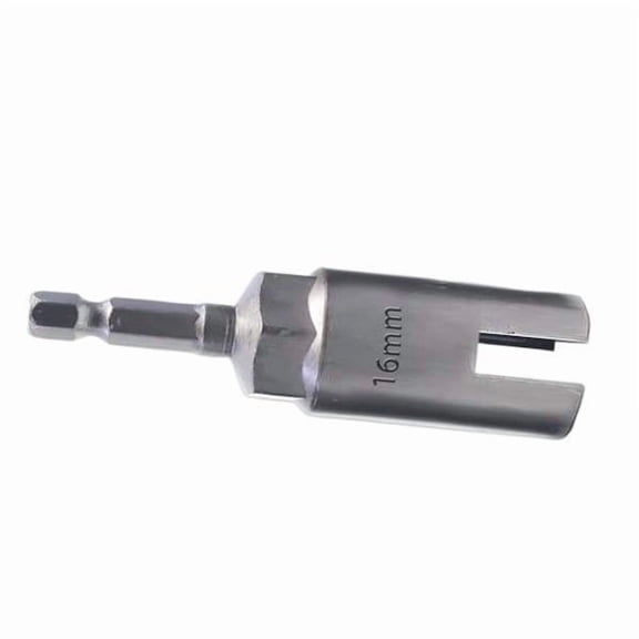 Aymzbd 5x1/4" Slot Wing Nuts Drill Bit Power Tool for Panel Nuts, Screws Eye, C Hook 80mmx16mm 5 Pcs