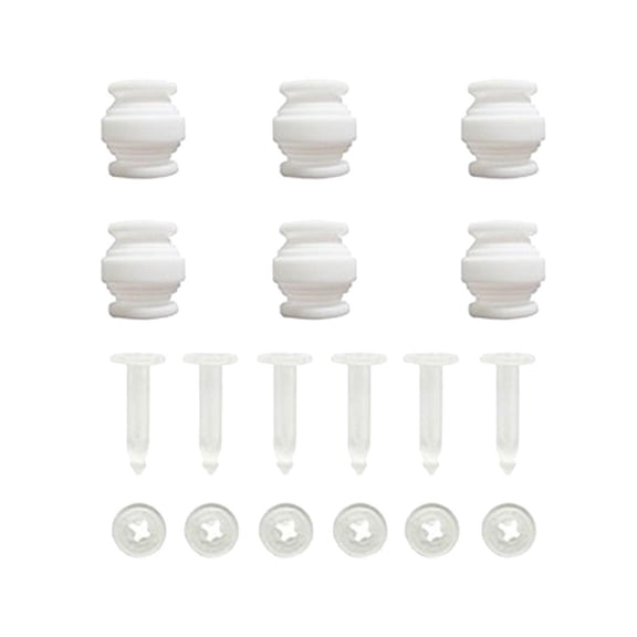 Aymzbd 6 Pcs Damping Bumper Rubber Ball w/ Anti-drop Pins for DJI Phantom 3 Gimbal