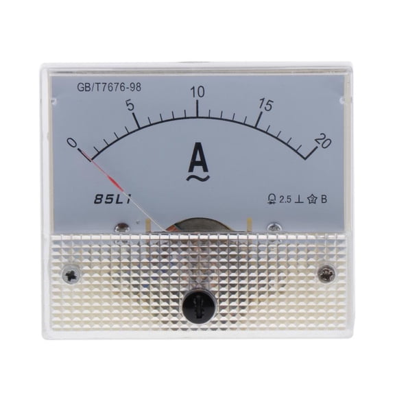 Aymzbd 85L1 AC Analog Panel Meter Analog Panel Ammeter Electrical Current Measuring 0-20A