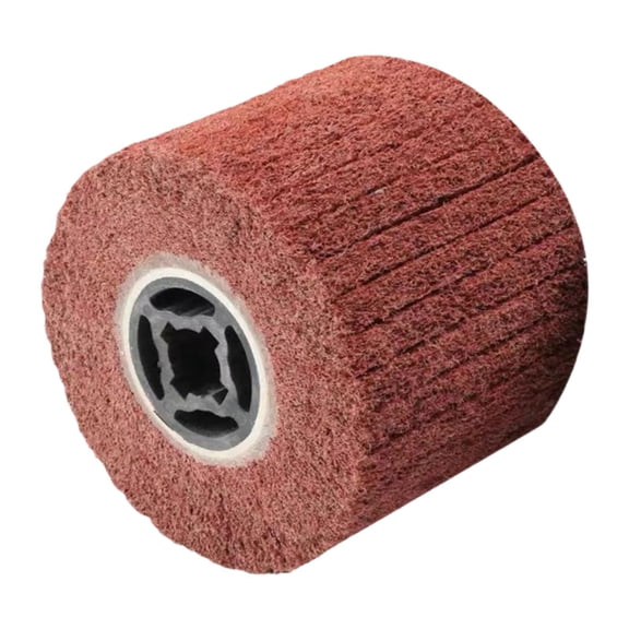 Aymzbd Abrasive Drawing Wheel Surface Conditioin Drum,Burnishing Tool for Metal Surface