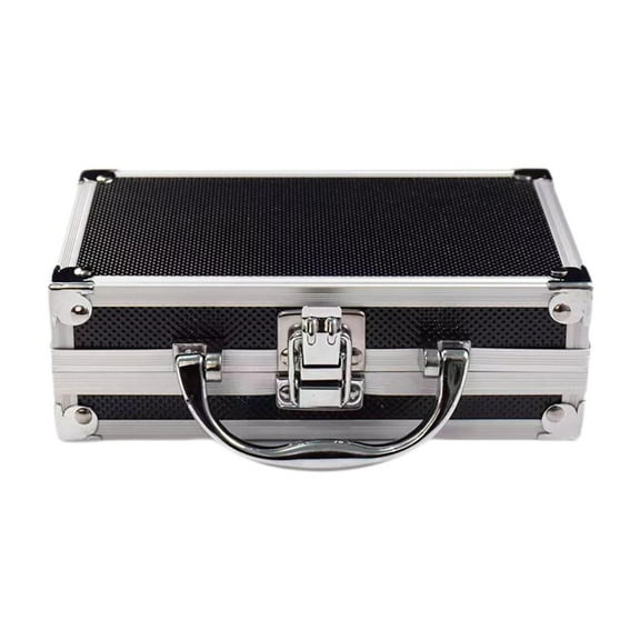 Aymzbd Aluminum Alloy Carrying Case Small Hard Case Briefcase for Tools Toys Traval