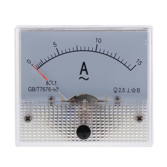 Aymzbd Analog Panel Meter Analog Panel Ammeter Electrical Current Measuring 0-15A
