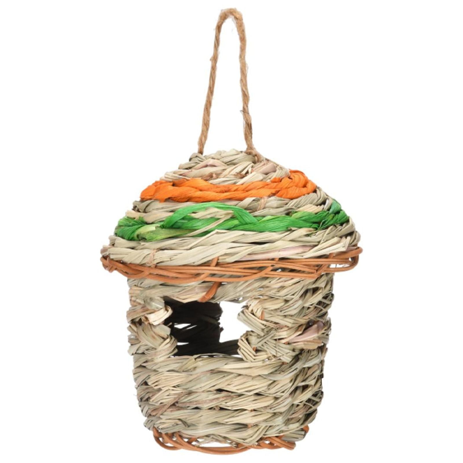 Aymzbd Bird House Hand Woven Hanging Hummingbird Houses Roosting ...