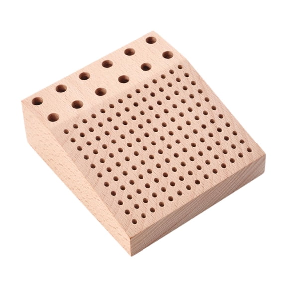 Aymzbd Bit Organizer Bit Storage Compact Space Saving Versatile Wooden Sturdy Polishing