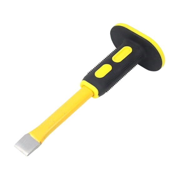 Aymzbd Brick Chisel with Comfortable Handle Masonry Flat Chisel Carbon Steel Stone Tool 10 inch