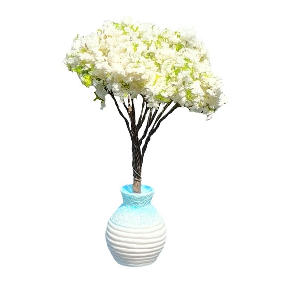 Aymzbd Car Dashboard Ornament Artificial Bonsai Tree Housewarming Gift Artificial Tree Style C