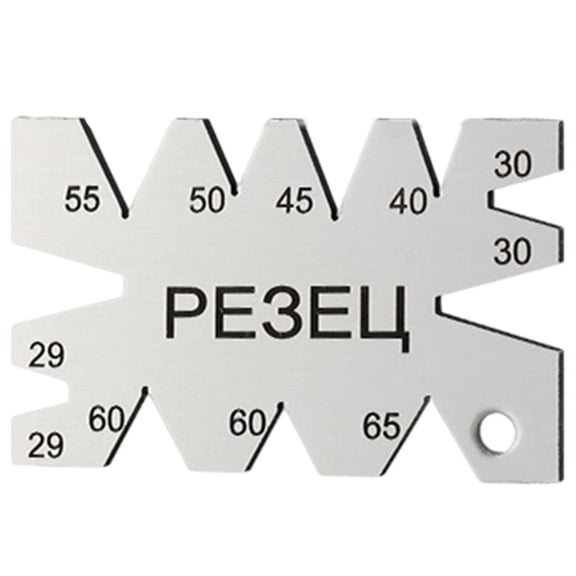 Aymzbd Carbon Steel Angle Gauge Screw Pitch Grinding Gauge Screw Thread Gauge Measuring PE3EU