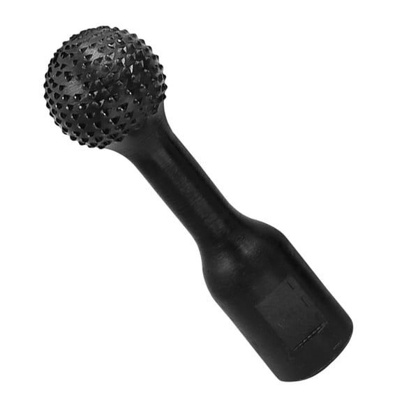 Aymzbd Carbon Steel Sphere Rotary File Drill Bit 12mm Shank Carving File Bit for Wooden 3mm