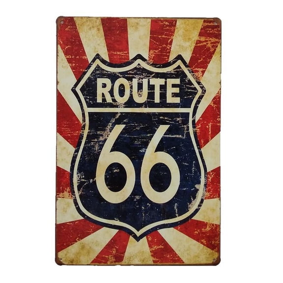 Aymzbd Cast Iron Signs Plate Pub Art , #7 7 Route 66