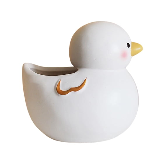 Aymzbd Ceramic Planters Cactus Pot Plant Flower Container Flowerpot Handmade Decorative Duck