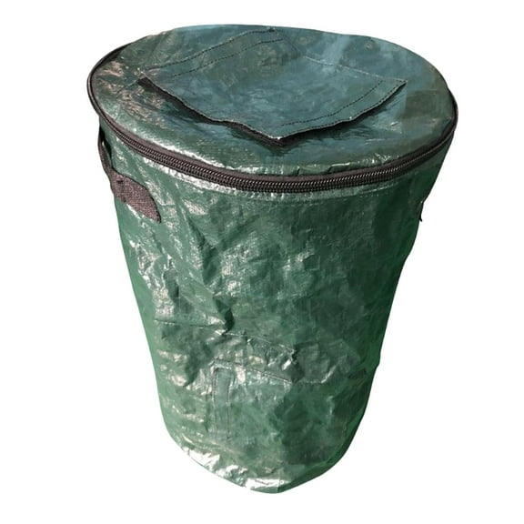 Aymzbd Collapsible Foldable Garden Waste Bag Bucket Reusable Yard Leaf Bag Holder Heavy