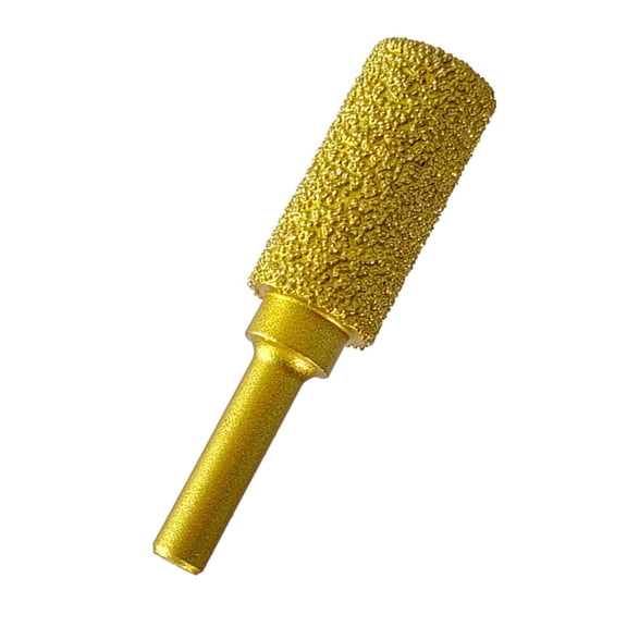 Aymzbd Diamond Grinding Bit 60mm Long Cylinder Head Diamond Grinding Burr Drill Bit for diameter 15mm