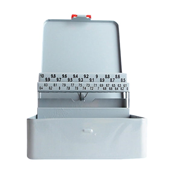 Aymzbd Drill Bit Index Box Empty Metal Storage Organizer 41 Slots for Professional Step
