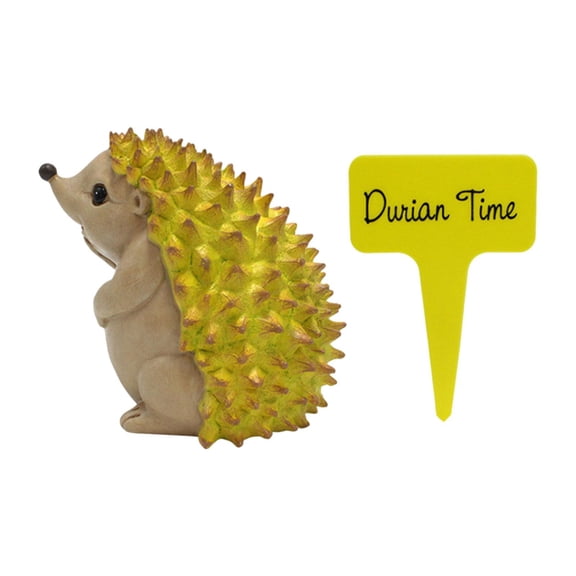 Aymzbd Durian Hedgehog Statue Animal Figurine Ornament Art Garden Decorations Landscape