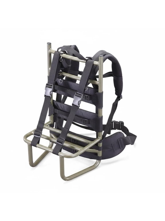Expedition Backpack Frame Hiking Pack Frame Rugged Aluminum Design with Reinforced Straps for Travel and Gear Hauling