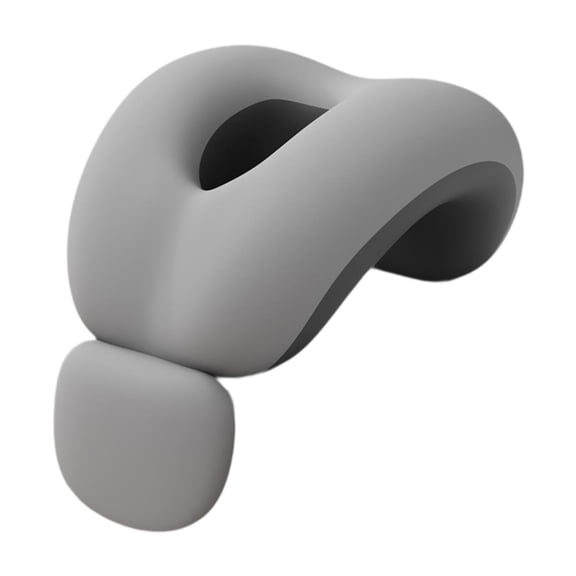 Aymzbd Face Down Pillow Headrest Massage Slow Soft Sleeping for Ladies Teenagers Memory gray
