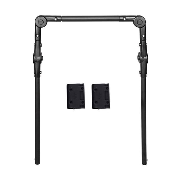 Aymzbd Folding Cart Handle, Push Handle, Folded Camping Cart Attachment, Steel Pull Bar