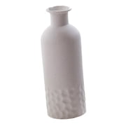 Aymzbd Frosted Ikebana Vase White Pottery Desktop Flower Display Home Wedding Decor